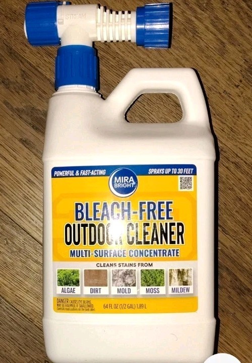 Mira Bright Bleach-Free Multi-Surface Outdoor Cleaner Concentrate 64 fl 5pac