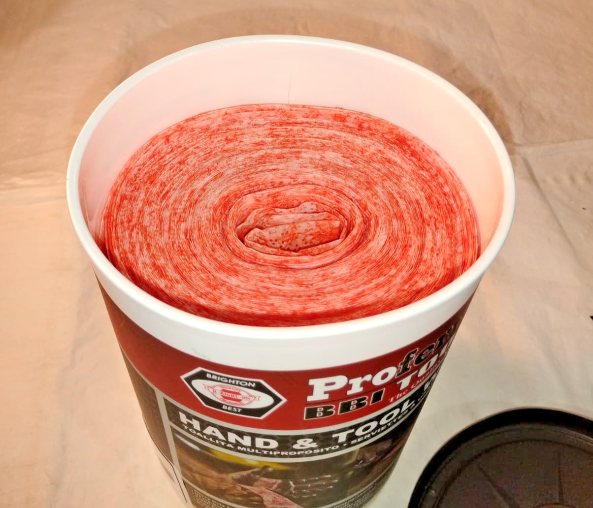 Proferred T99001 Hand and Tool Wipes Heavy Duty Degreasing – Waterless