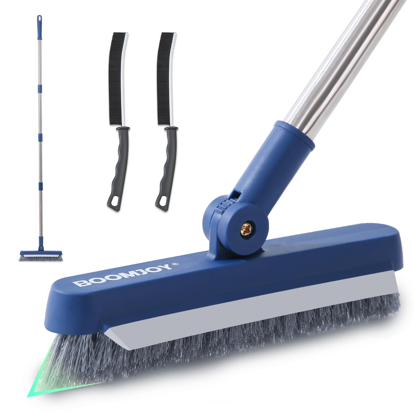 Long Handle Grout Brush – Stiff Bristles for Tile Floors, Shower & Bathroom Clea