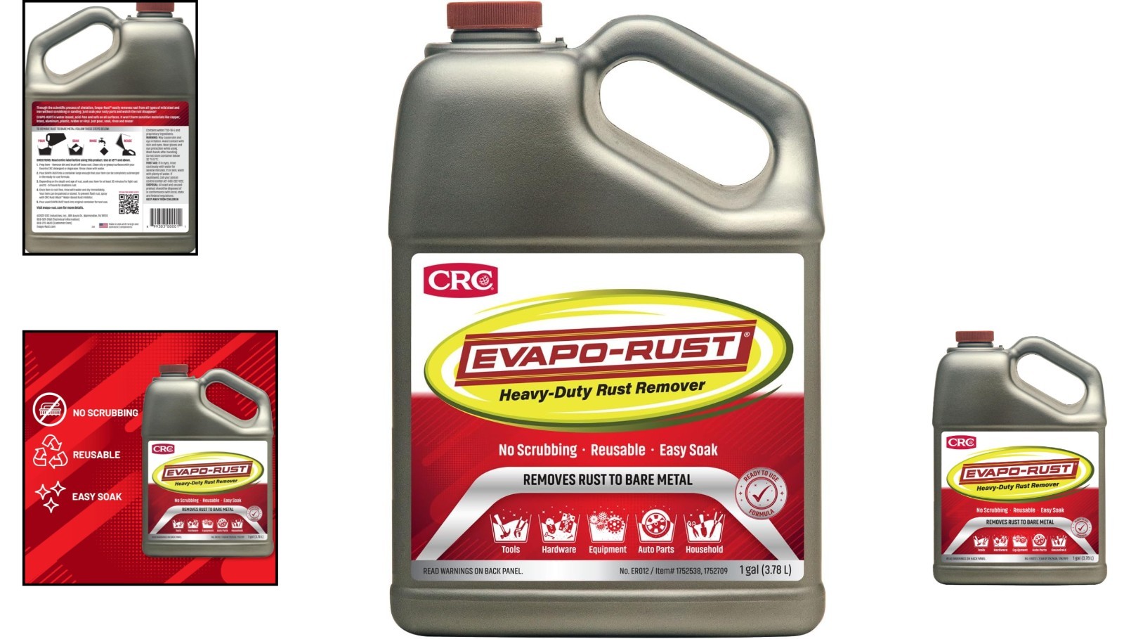 Heavy Duty 128 oz. Liquid Rust Remover – Safe for Automotive and Industrial Use