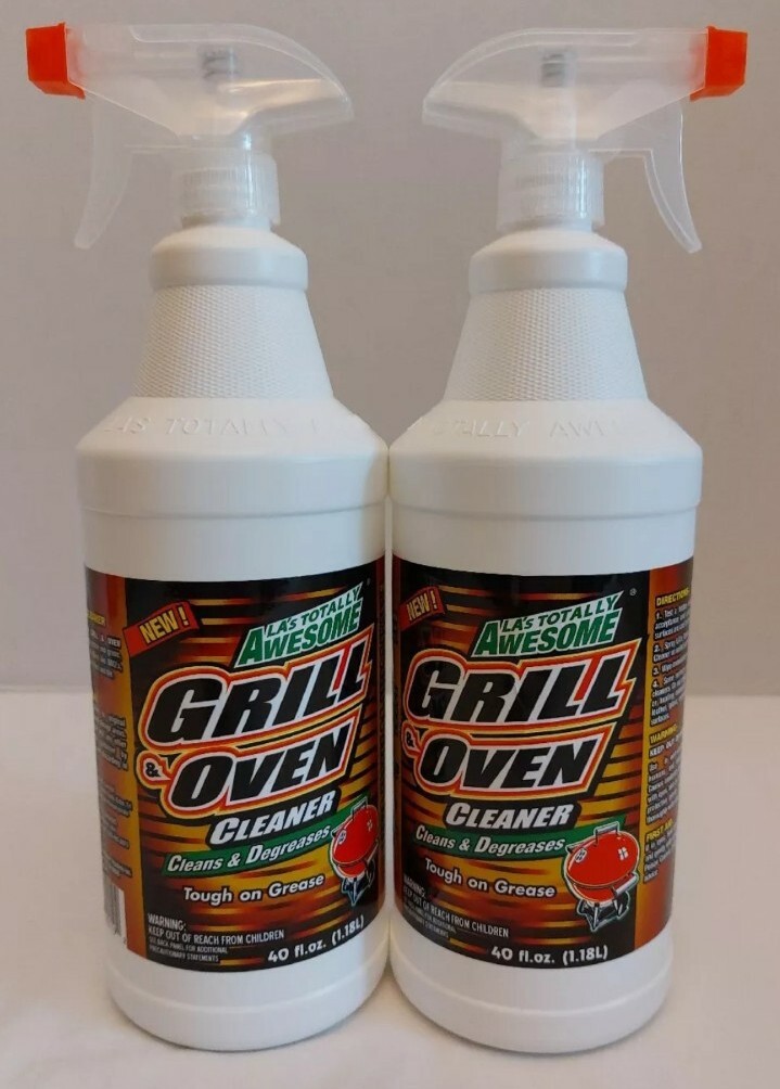 2 X LA’s Totally Awesome Grill and Oven Cleaner- 40 Oz