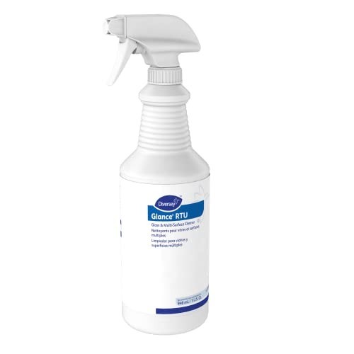 Multi-Surface & Glass Cleaner 32 oz, 12 Pack – Streak-Free Shine, Powerful Formu