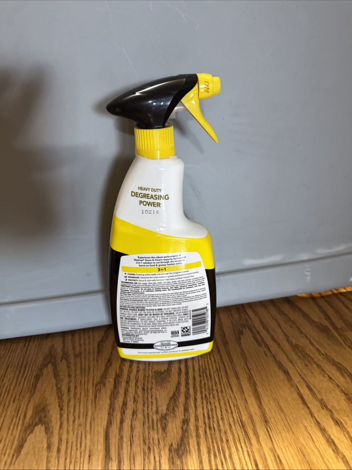 Weiman HEAVY DUTY OVEN GRILL CLEANER & DEGREASER No Drip Foaming Action 24oz