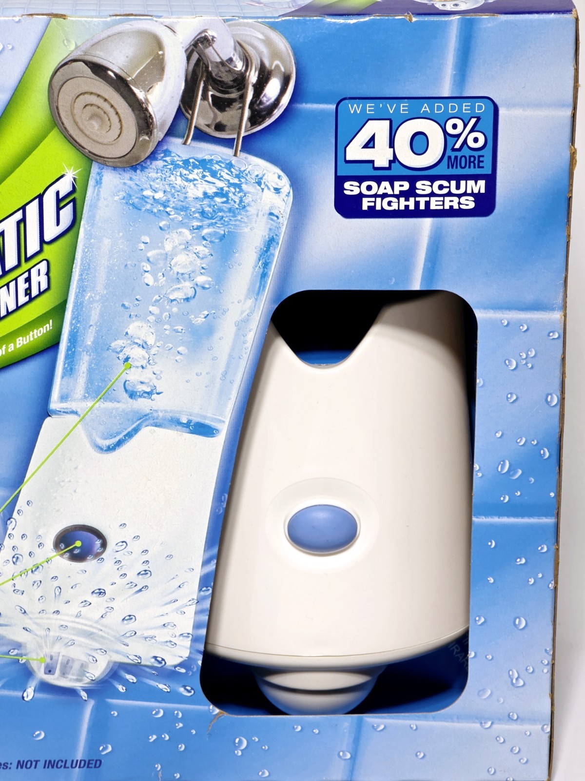 Scrubbing Bubbles Automatic Shower Cleaner Dual Sprayer + Refill Bottle Sealed