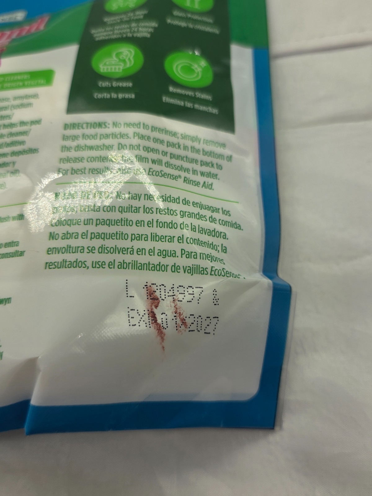 4 Melaleuca Ecosense Diamond Brite Automatic Dishwasher Detergent Total 110 pod