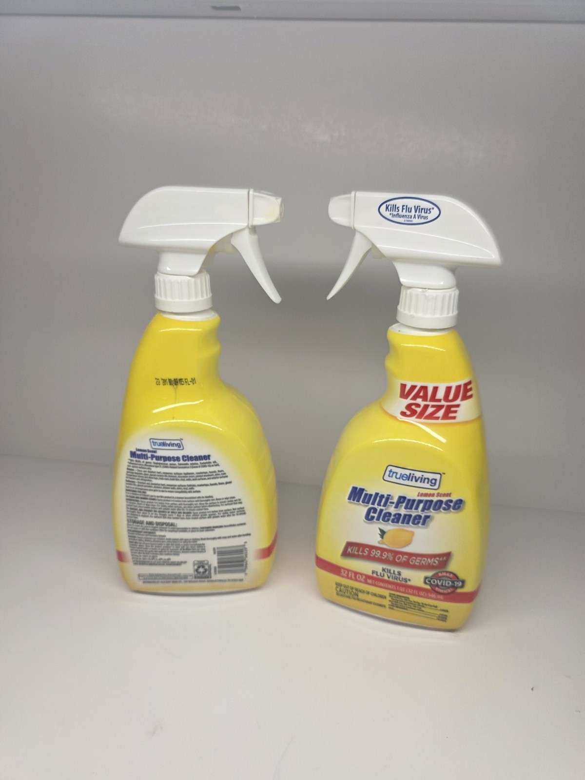 Trueliving Multi-Purpose Cleaner Trigger Lemon Scent 32 fl oz X2 Bottles Huge