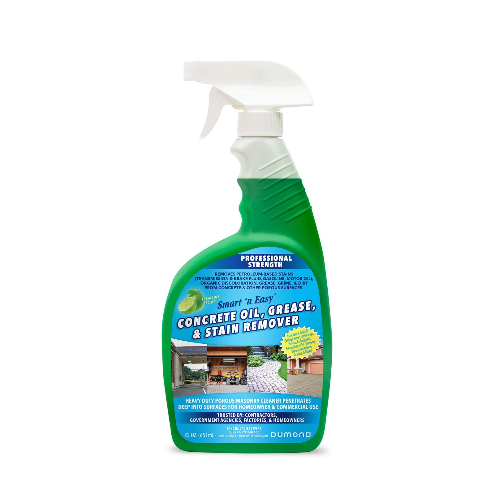 Dumond Smart ‘n Easy Concrete Oil, Grease & Stain Remover, Cleans Grime, Dirt &