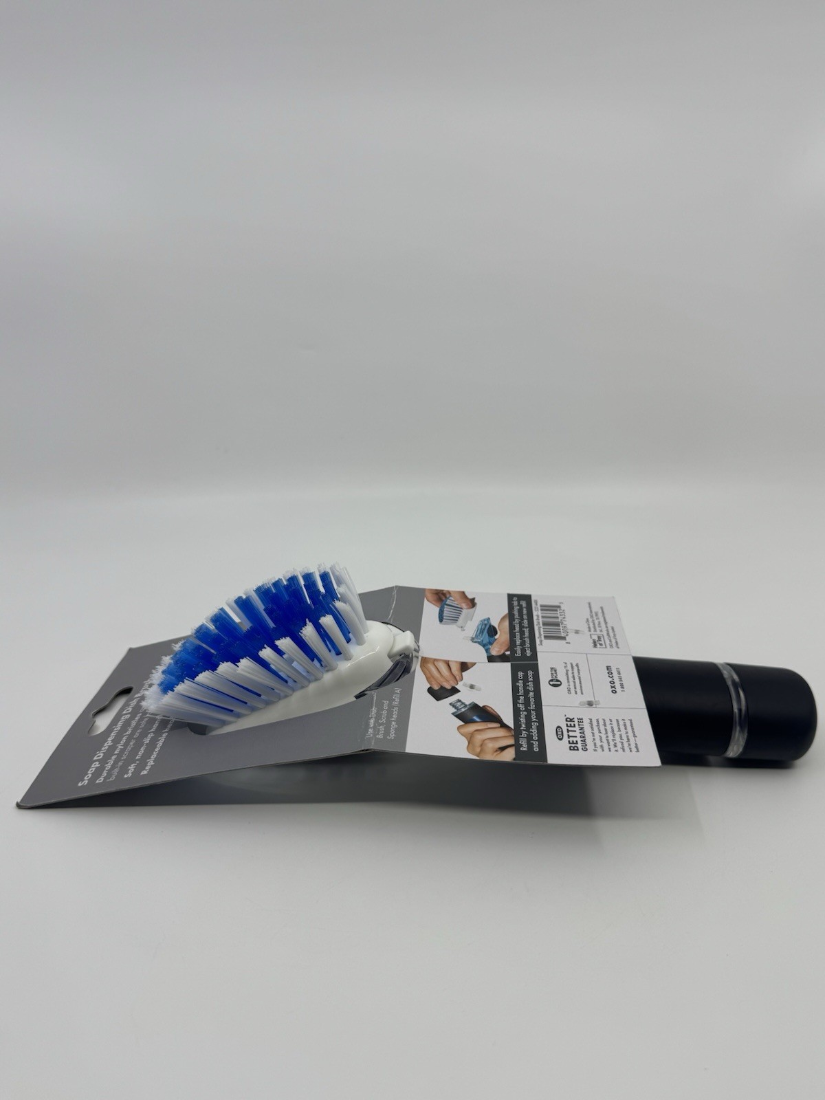 OXO Softworks Soap Dispensing Dish Cleaning Brush with A Push of The Button New