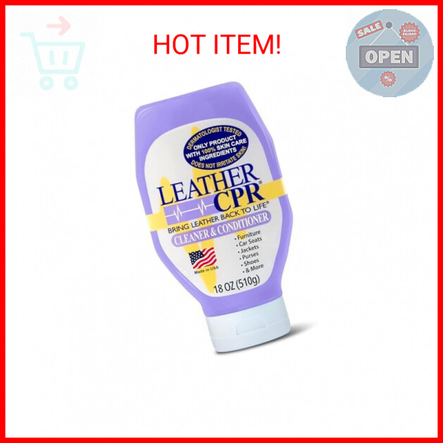 Leather CPR | 2-in-1 Leather Cleaner & Leather Conditioner (18oz) | Cleans