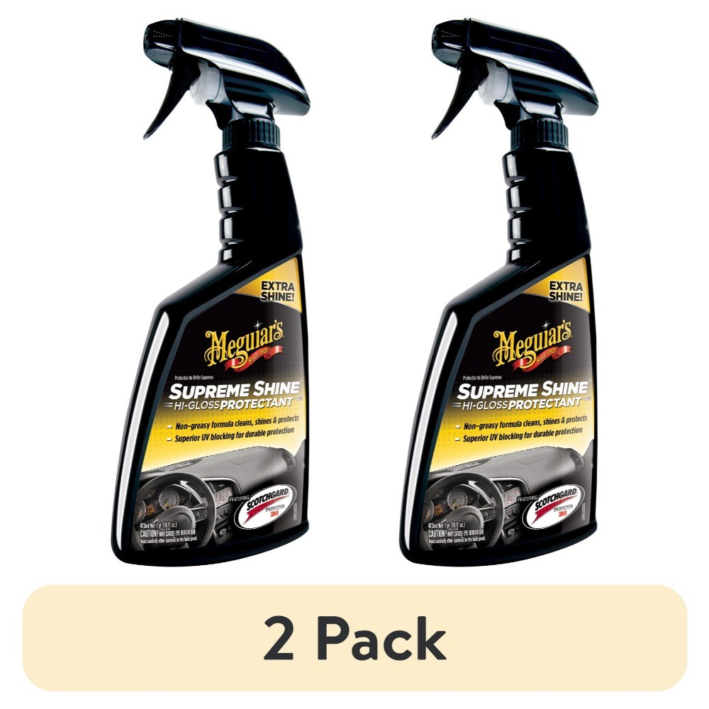 (2 pack) Meguiar’s Supreme Shine Protectant, G4016, 16 Oz