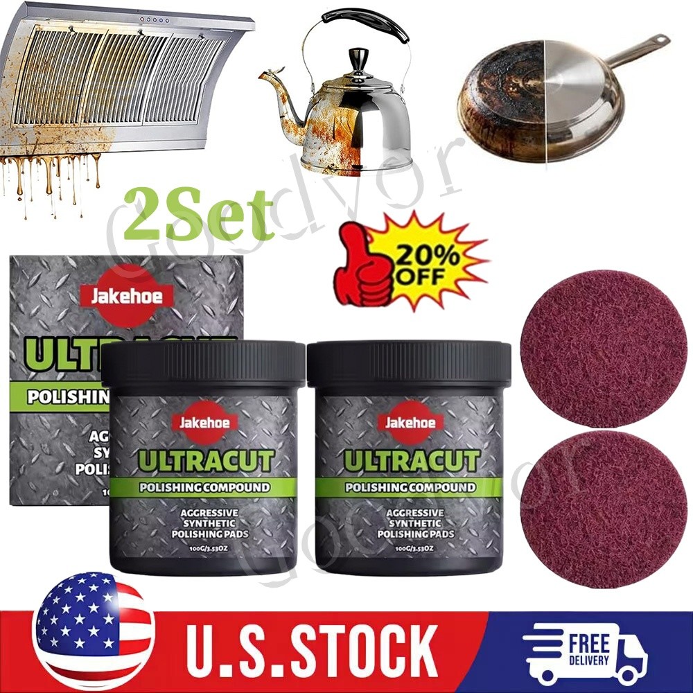2Pack Surface Restoration Polish With Pad, Ultracut Polishing Compound ~20% OFF