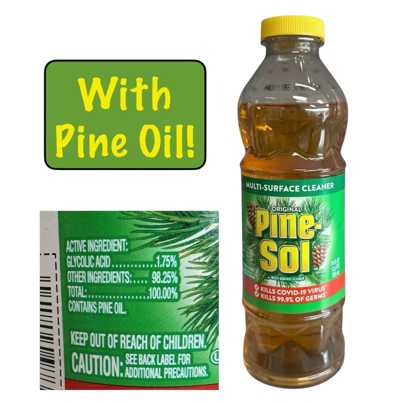 Pine Sol Original Formula With Pine Oil Multi Surface Cleaner 24 fl oz NEW