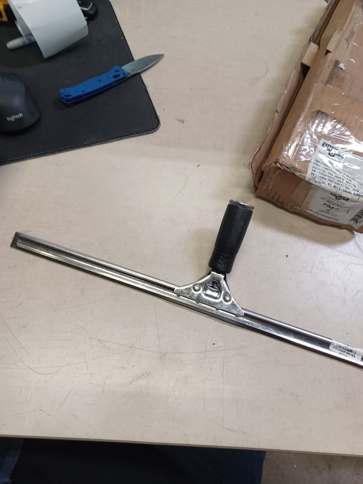 UNGER PR450 Window Squeegee,18 in W,Straight 38HY08