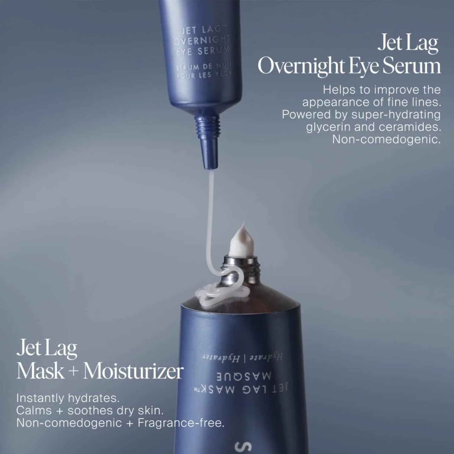Summer Fridays Jet Lag Overnight Eye Serum – Nourishing Undereye Treatment for