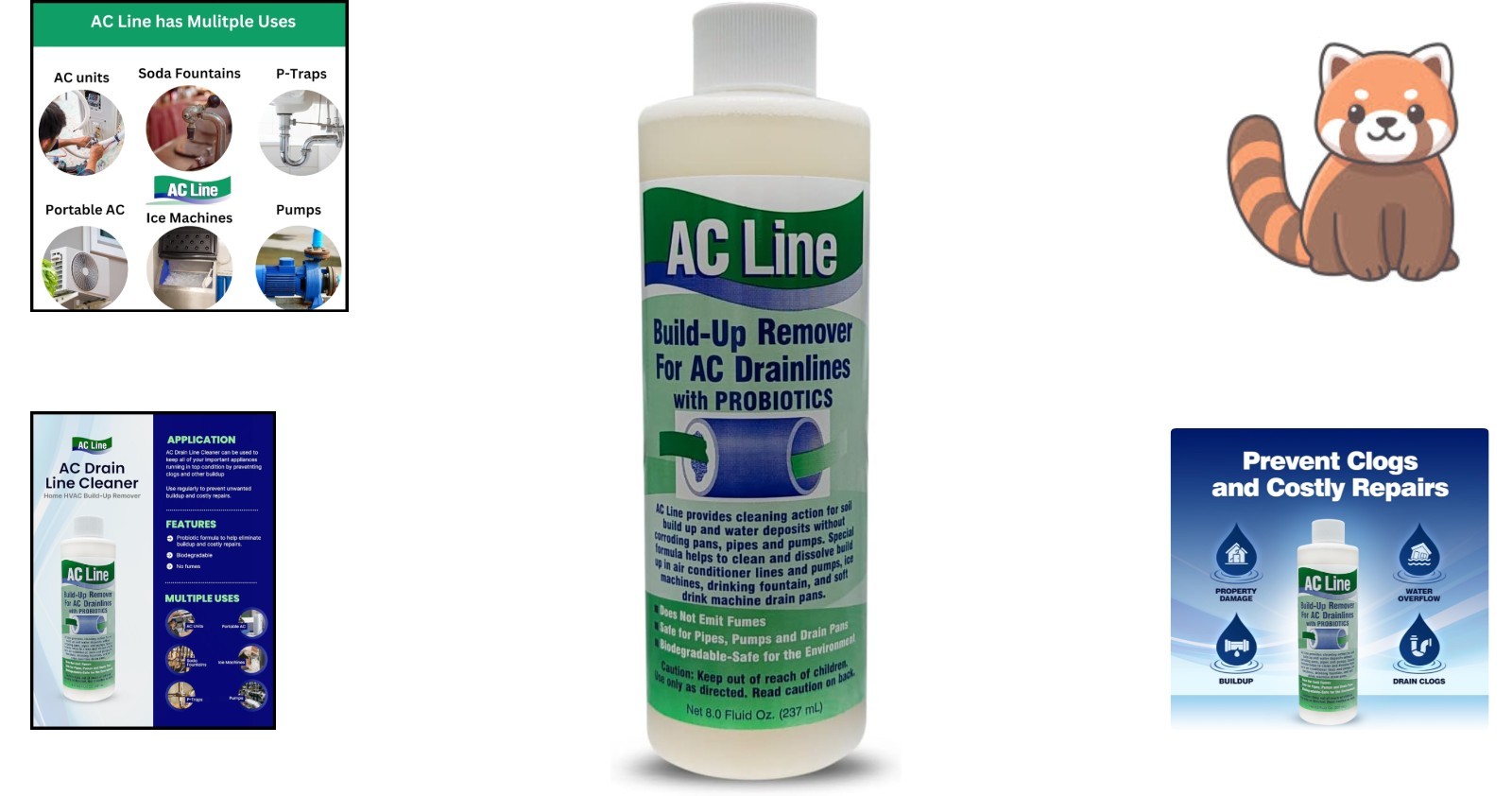 8 Fl Oz Heavy Service Drain Cleaner – Unscented Liquid for Appliance Freshness
