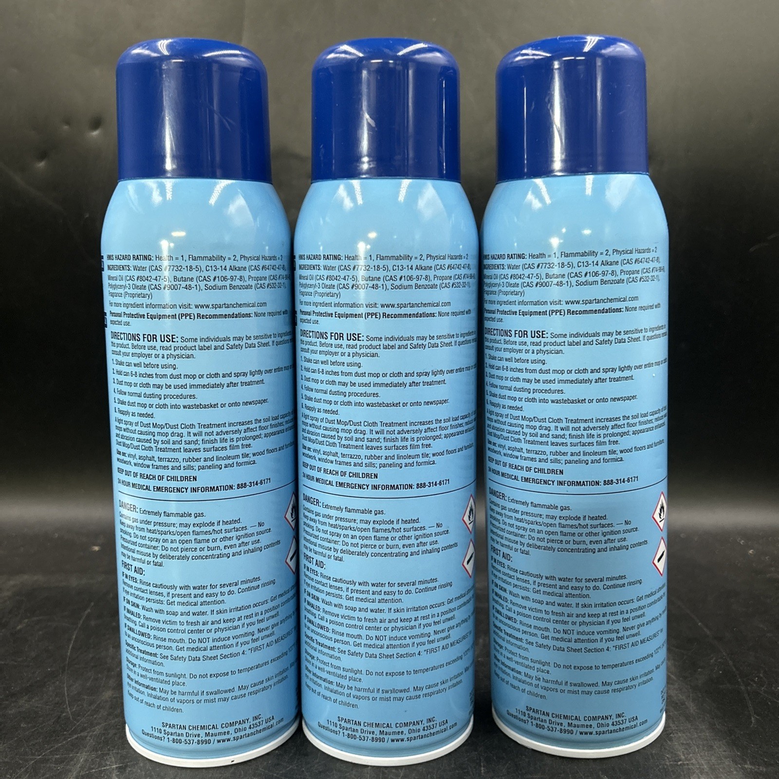 Dust Mop/Dust Cloth Treatment 1LB. Aerosol Can Dust Cleaner White Fresh Mint