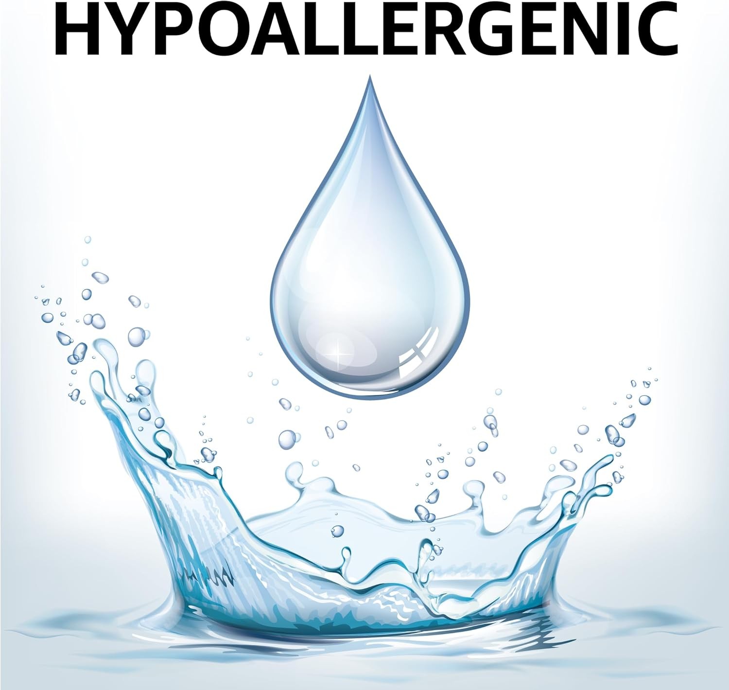 Concentrated Liquid Laundry Detergent, Hypoallergenic, of Perfumes & Clear of