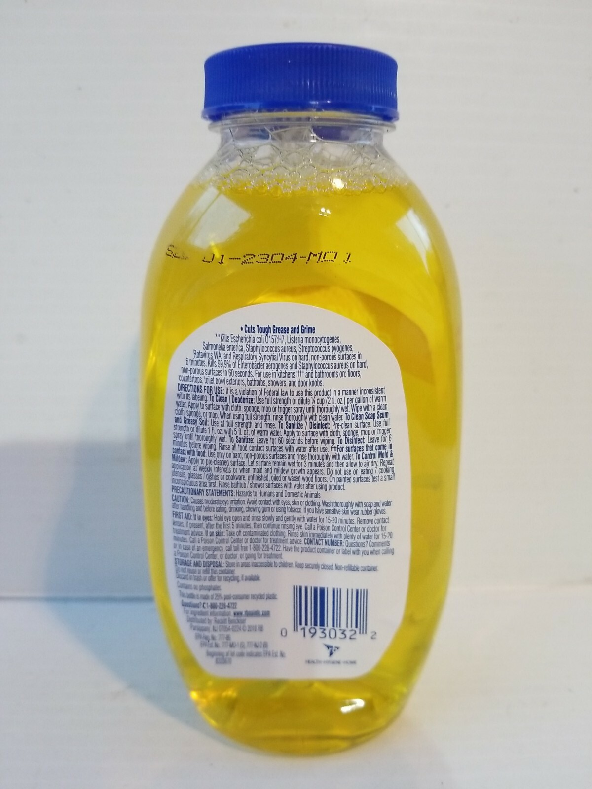 NEW Lysol Cleaner & Fresh Multi-Surface Lemon 10.75oz Concentrate Makes 5 Gallon