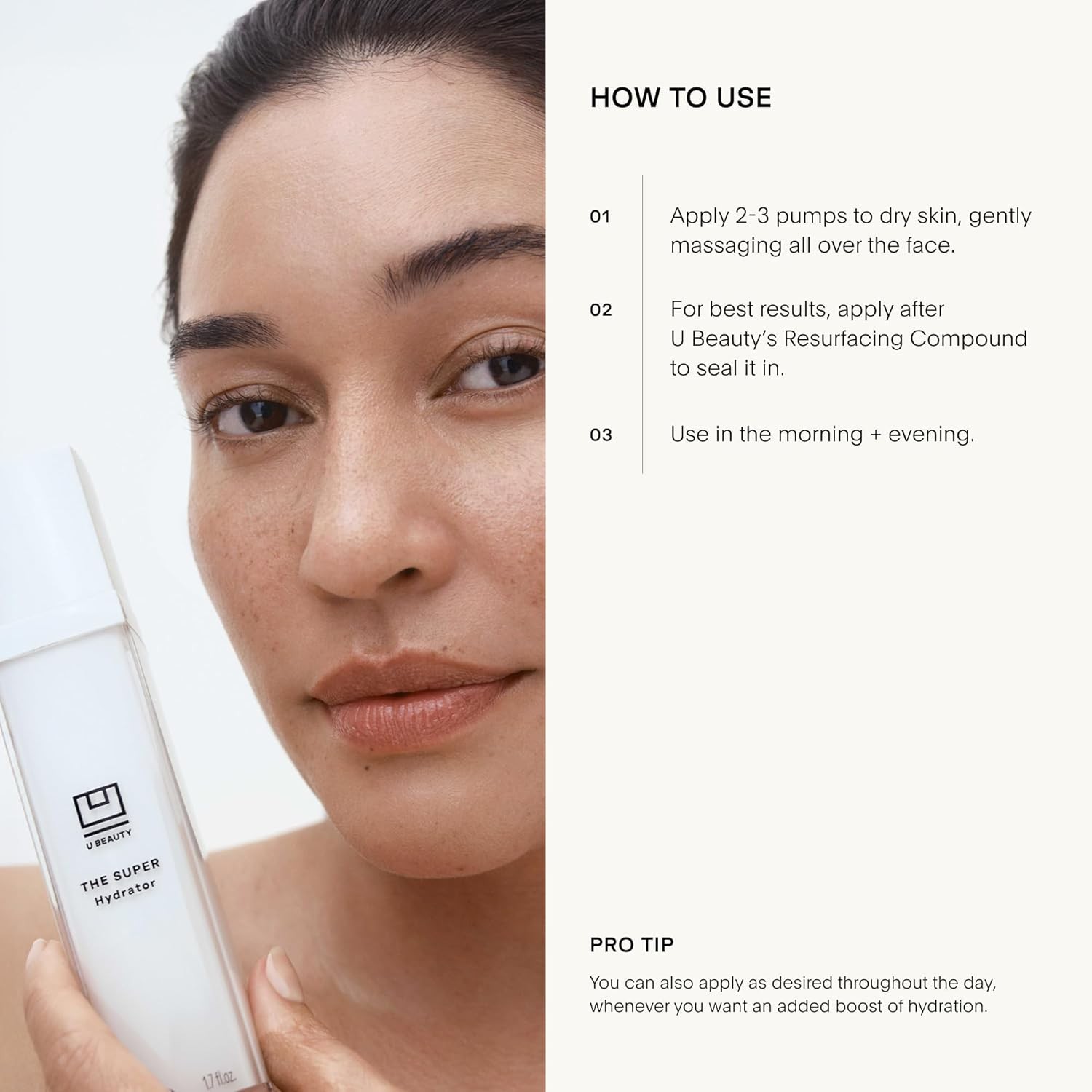 U Beauty The SUPER Hydrator – Mega-Dose Skin Hydrator and Hyaluronic Acid Mois
