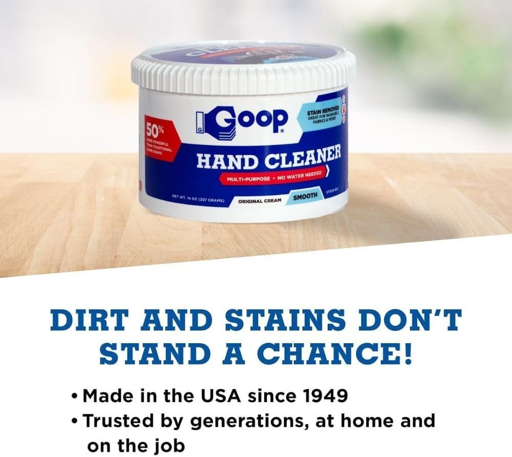Multi-Purpose Hand Cleaner- Waterless Hand Degreaser, Laundry Stain Remover -…