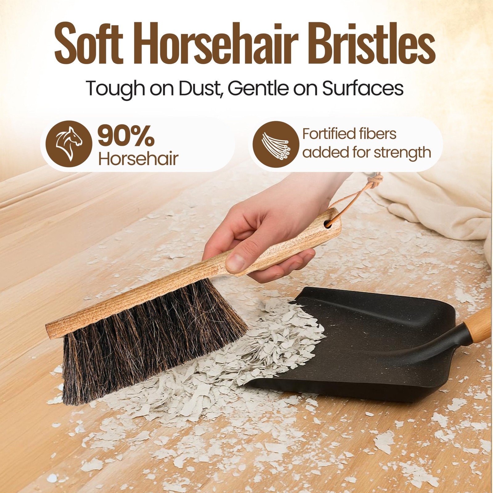 Dustpan Bench Woodworking Brushusa 13 Inch Horsehair Brushes Are Used For Counte