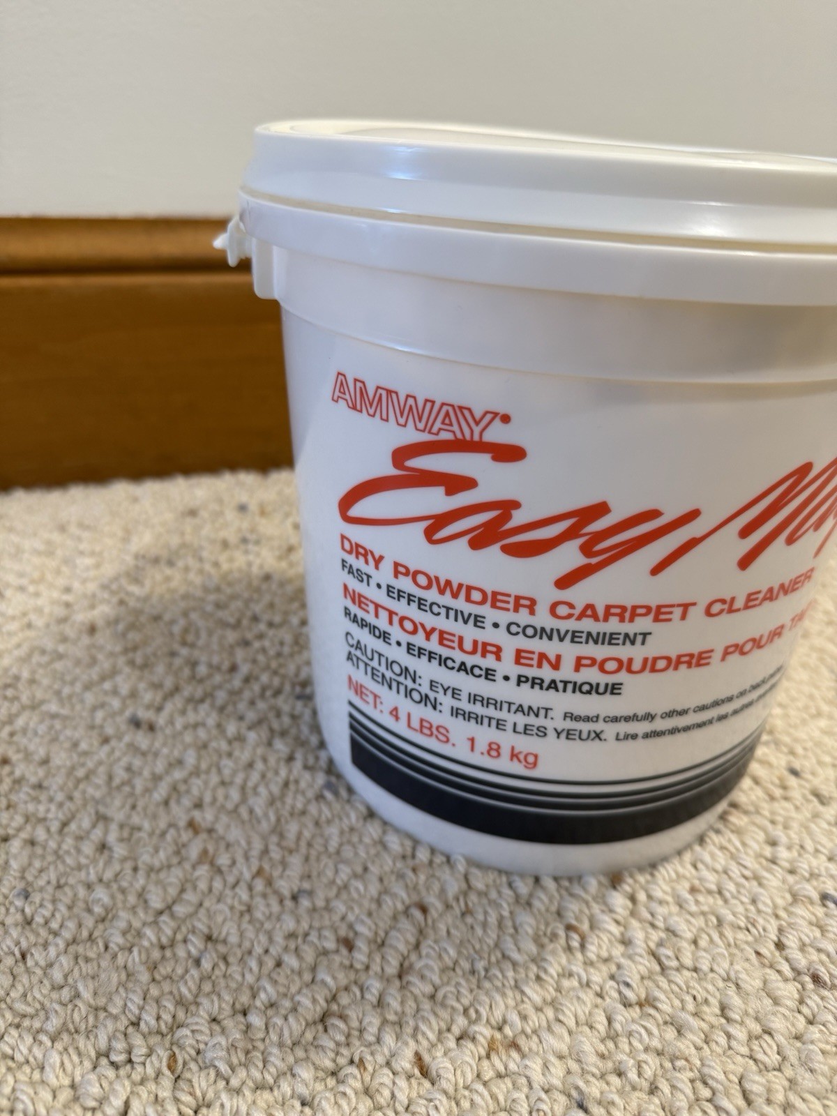 Vintage Amway EASY MAGIC Dry Powder Carpet Cleaner 4 LBS ~ 1999 ~ RARE ~ NOS