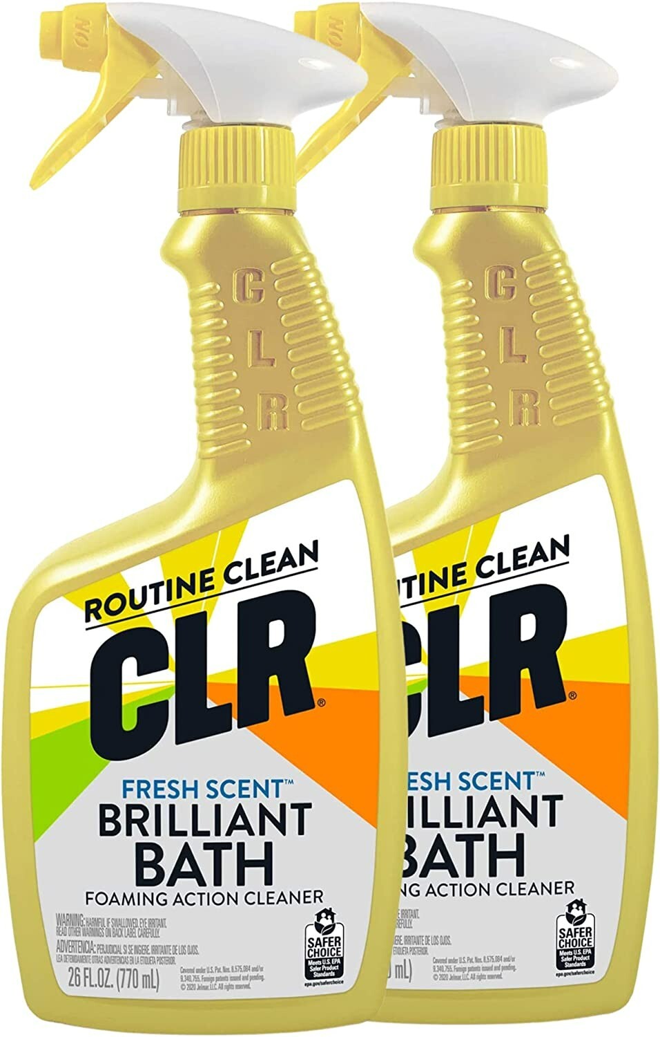 CLR Brilliant Bath Bathroom & Kitchen Cleaner 26 oz 2 Pack New Free Shipping
