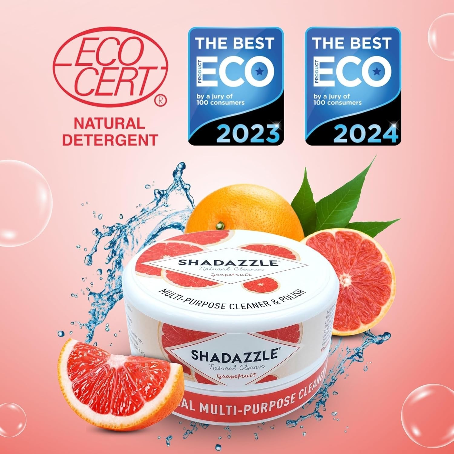 Versatile Grapefruit Scent Cleaning Paste – Biodegradable & Streak-Free 10.58 oz