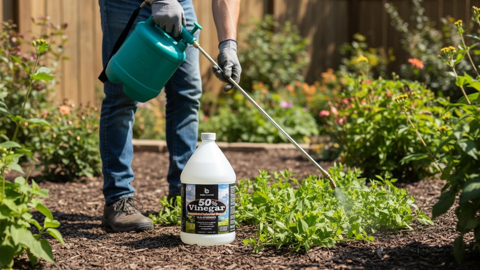 50% Pure Concentrated Vinegar – 125x Stronger Cleaner for Indoor & Outdoor Use (