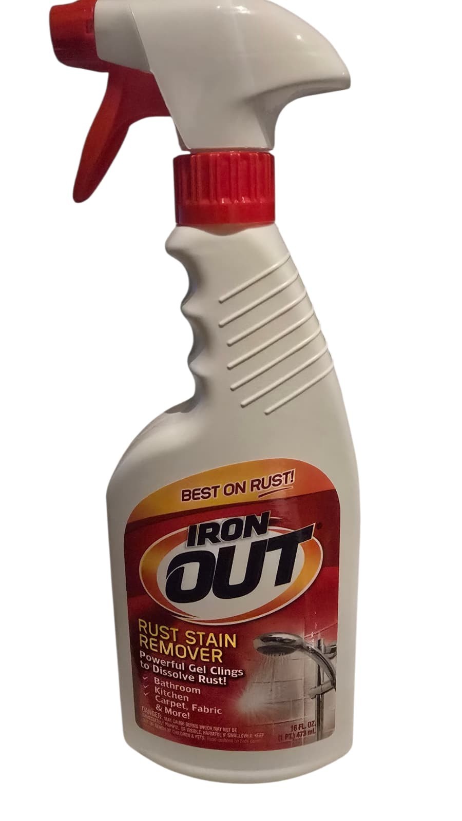 Iron OUT Rust Stain Remover Spray Gel, Remove Rust Stains in Bathrooms, Kitch…