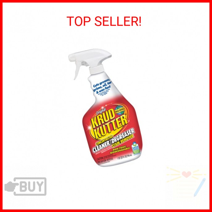 Krud Kutter KK326 Original Concentrated Cleaner/Degreaser Stain Remover Spray, 3