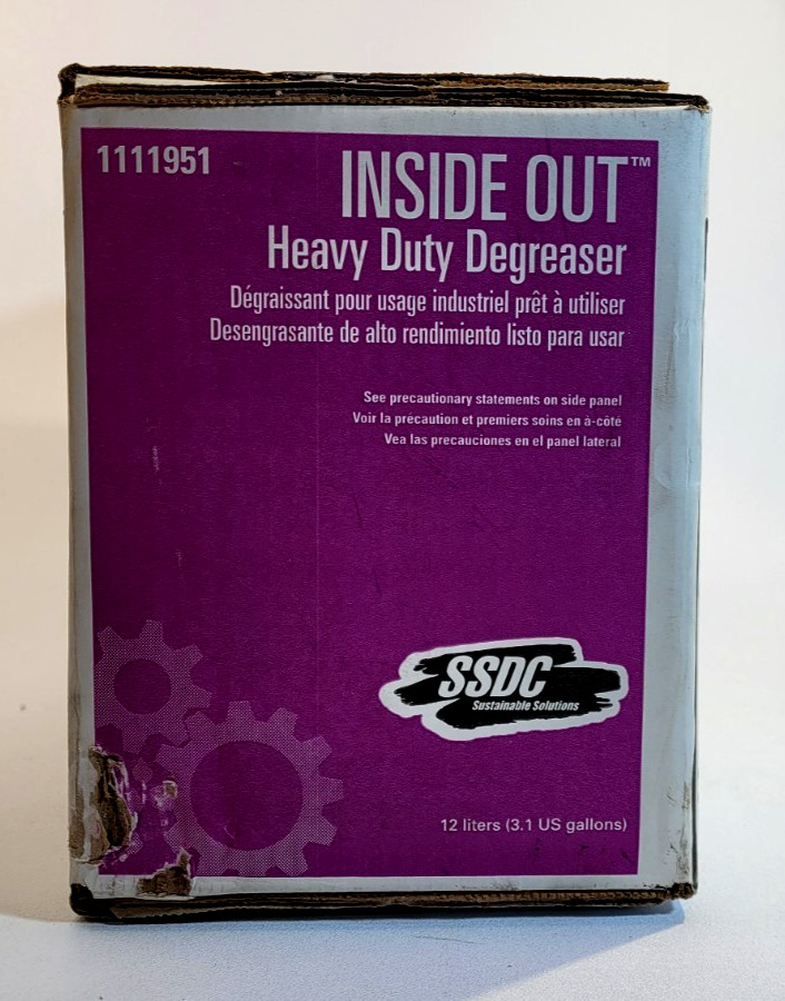 SSDC Inside Out Heavy Duty Degreaser – 12 Liters (3.1 US Gallons) Part #1111951