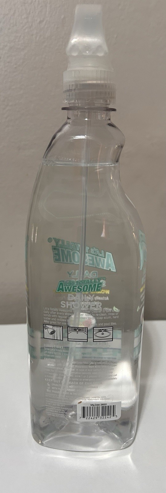 LA’s Totally Awesome Daily Shower Cleaner Spray, Fresh Scent, 32 fl oz