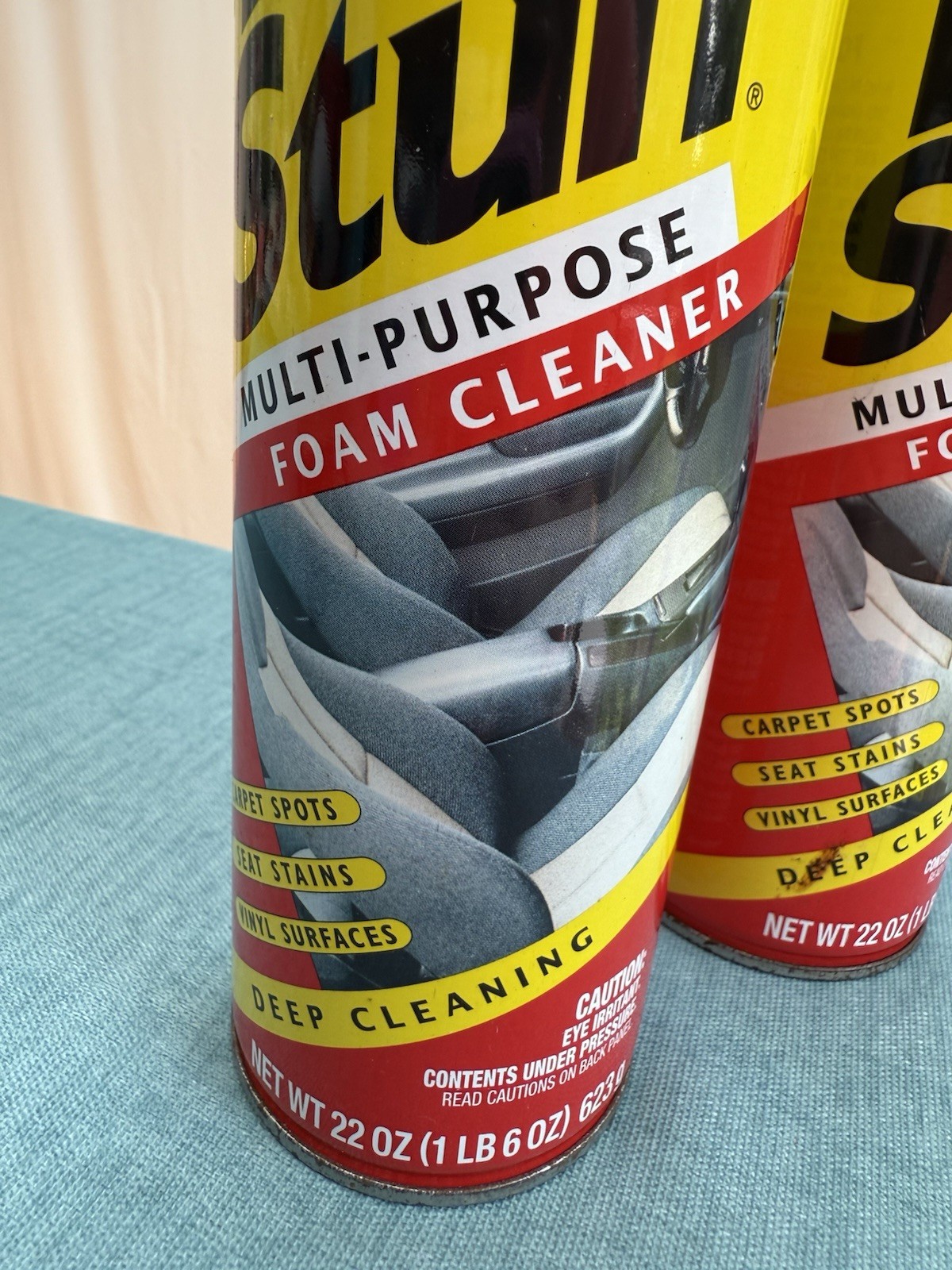 Tuff Stuff Multi Purpose Foam Cleaner for Deep Cleaning of Car Interior – 2 Pack