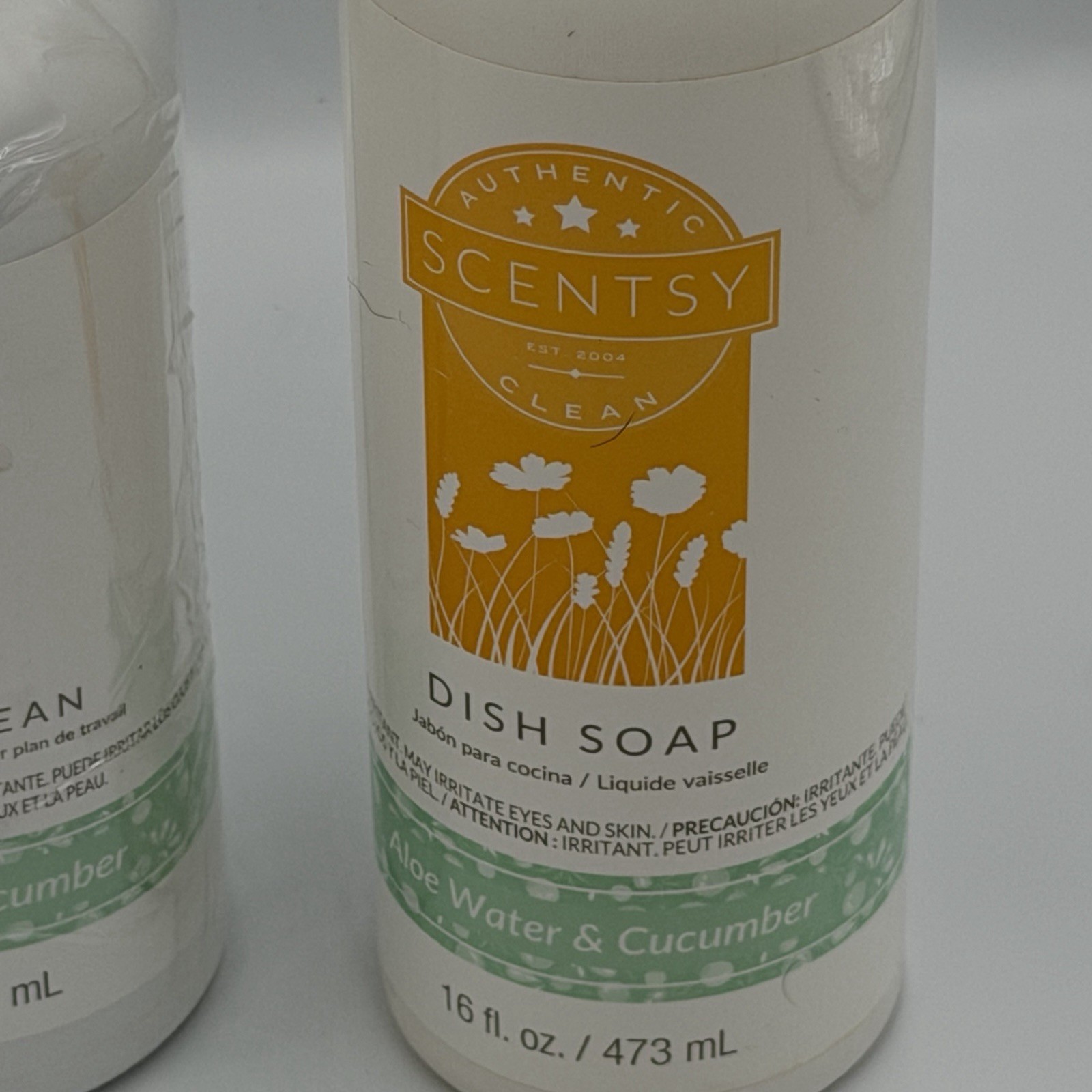 Scentsy Clean Aloe Water Cucumber Scent 16 fl oz Cleaner Combo Retired Scent New