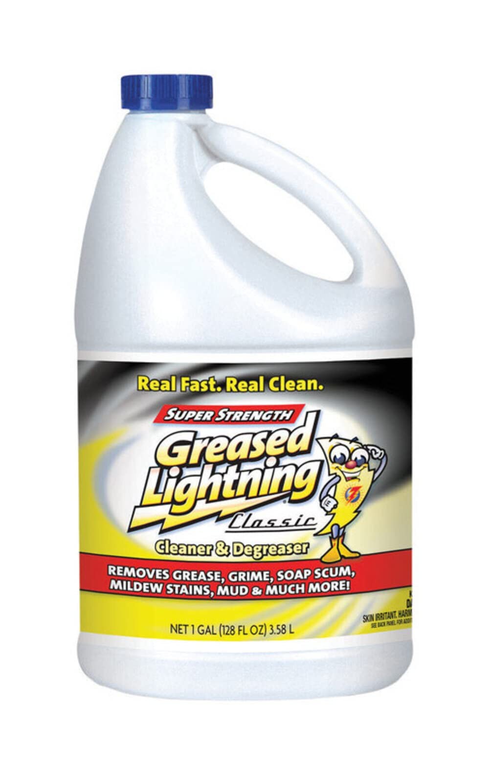 “Powerful Lightning Cleaner 1 Gallon – Heavy-Duty Grease Removal Solution”