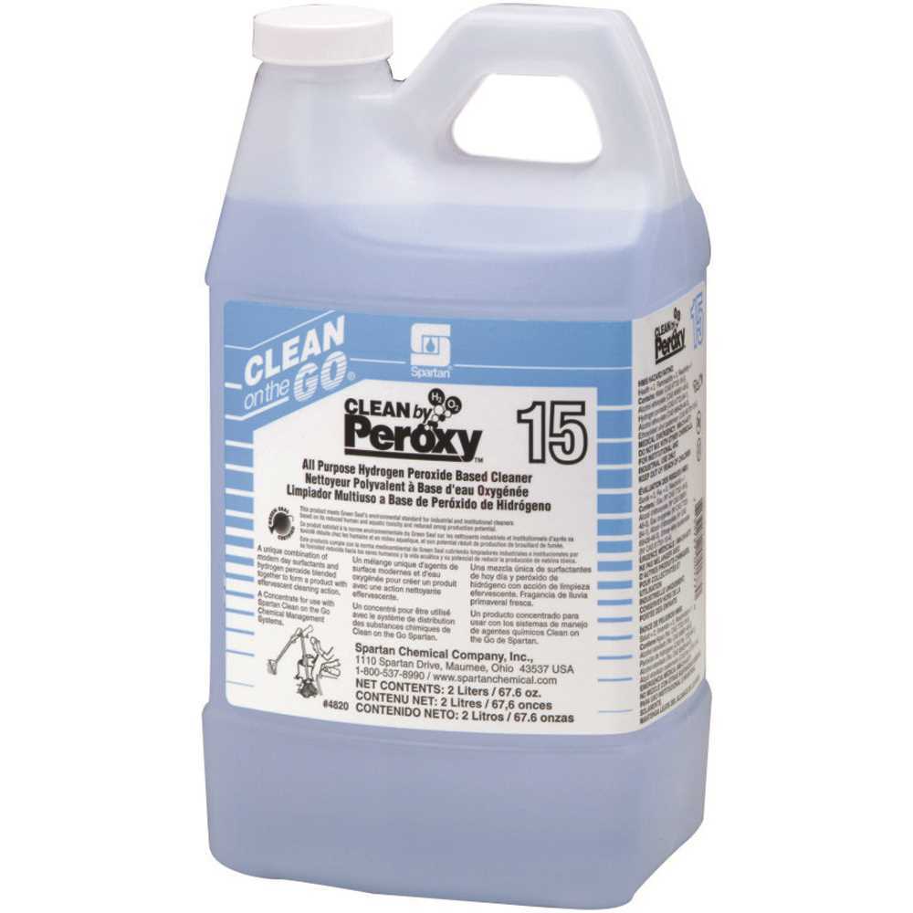2 Liter Clean by Peroxy Spring Rain Scent Multi-Purpose Cleaner Light Blue