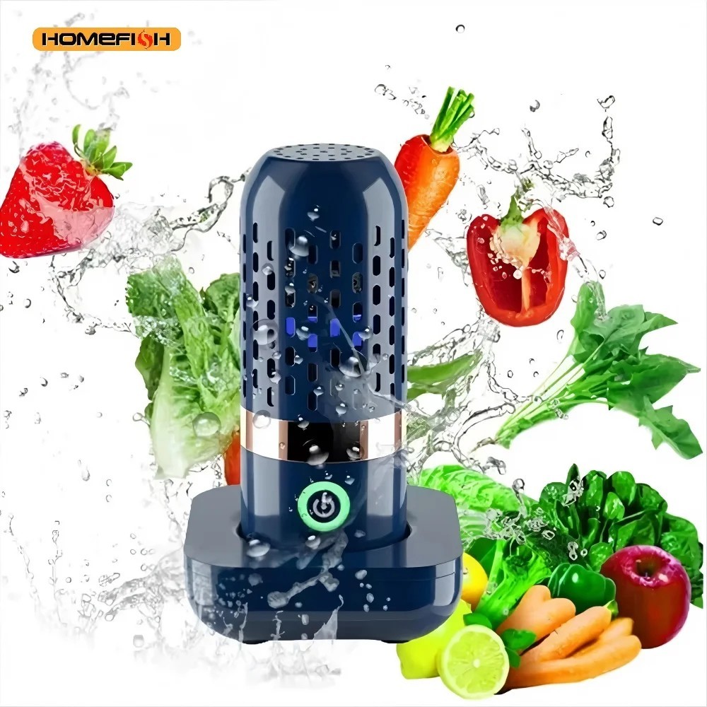 Vegetable and Fruit Cleaner Machine, Purified Waterproof Cleaning Device