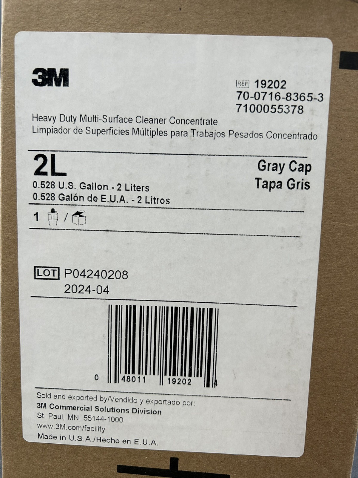 3M Cleaner Concentrate Heavy Duty Multi Surface 2 Liters – Twist Fill 3M 2L