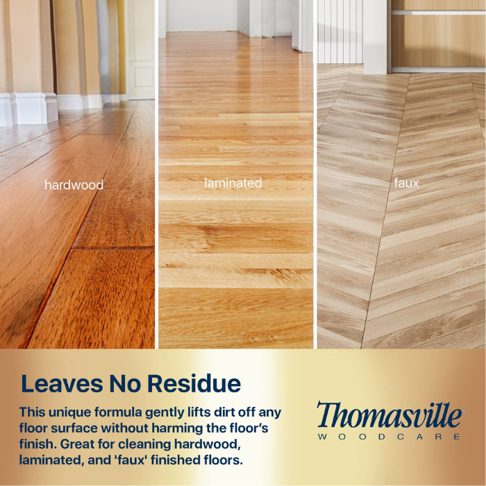 2 Pack Thomasville Wood Floor Cleaner 16 oz Hardwood Floor Shine Cleaner