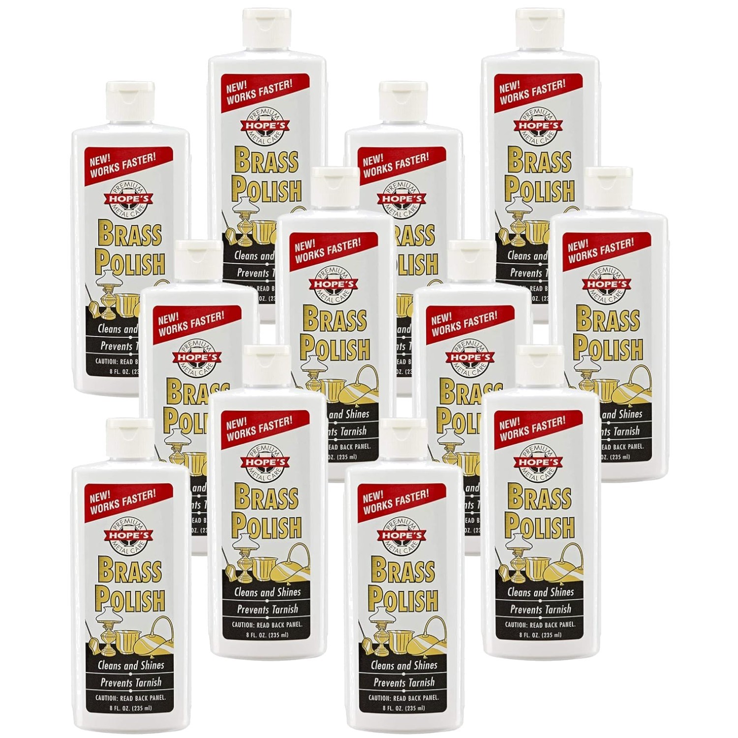 Safe Brass and Copper Cleaner, 8 oz – Pack of 12