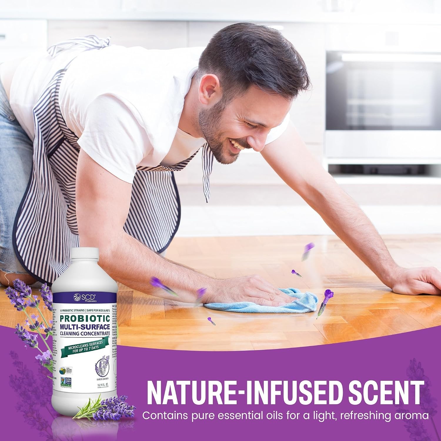 Probiotic Multi-Surface Cleaning Concentrate w/Lavender Essential Oil