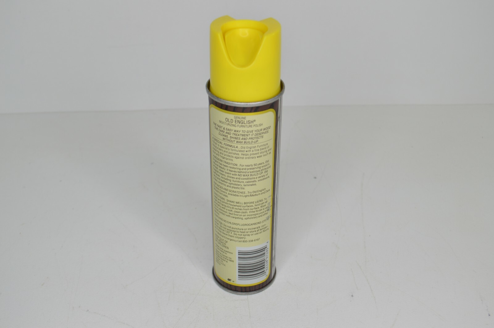 Vintage Old English Lemon Creme Furniture Polish FULL 9 Oz Aerosol Can 1993 PROP