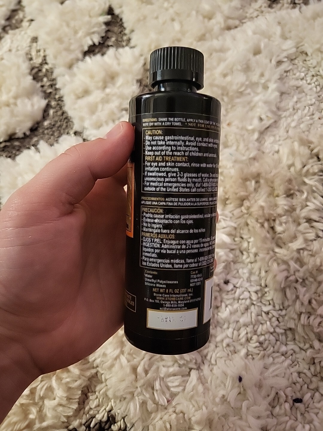 SCI International Stone Polish 8 Ounce Opened, Maybe 1-2 Oz Used Still 6+ Left