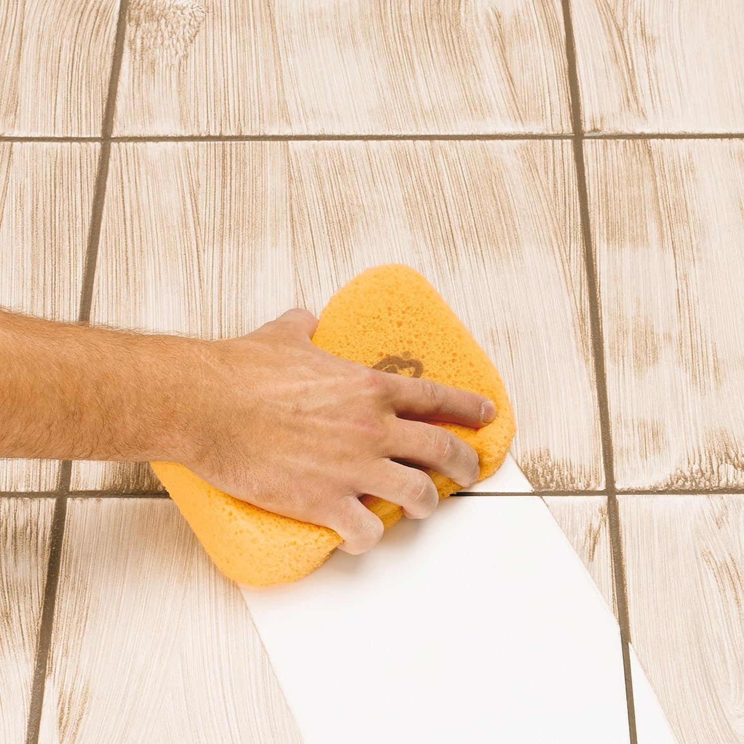 Large Grouting Sponge QEP 7.5×5.5 Inch Yellow 6 Pack Cleaning