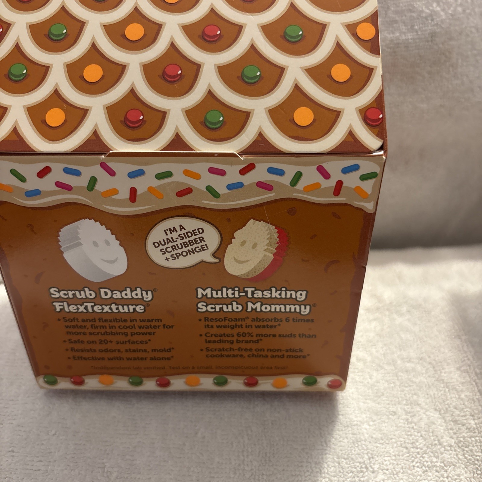 Scrub Daddy Special Edition Gingerbread House Sponges 3ct Holiday Pack Mystery