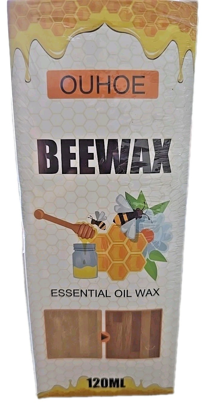 Natural Beeswax Wood Polish Furniture Conditioner Cleaner 120mL Sealed