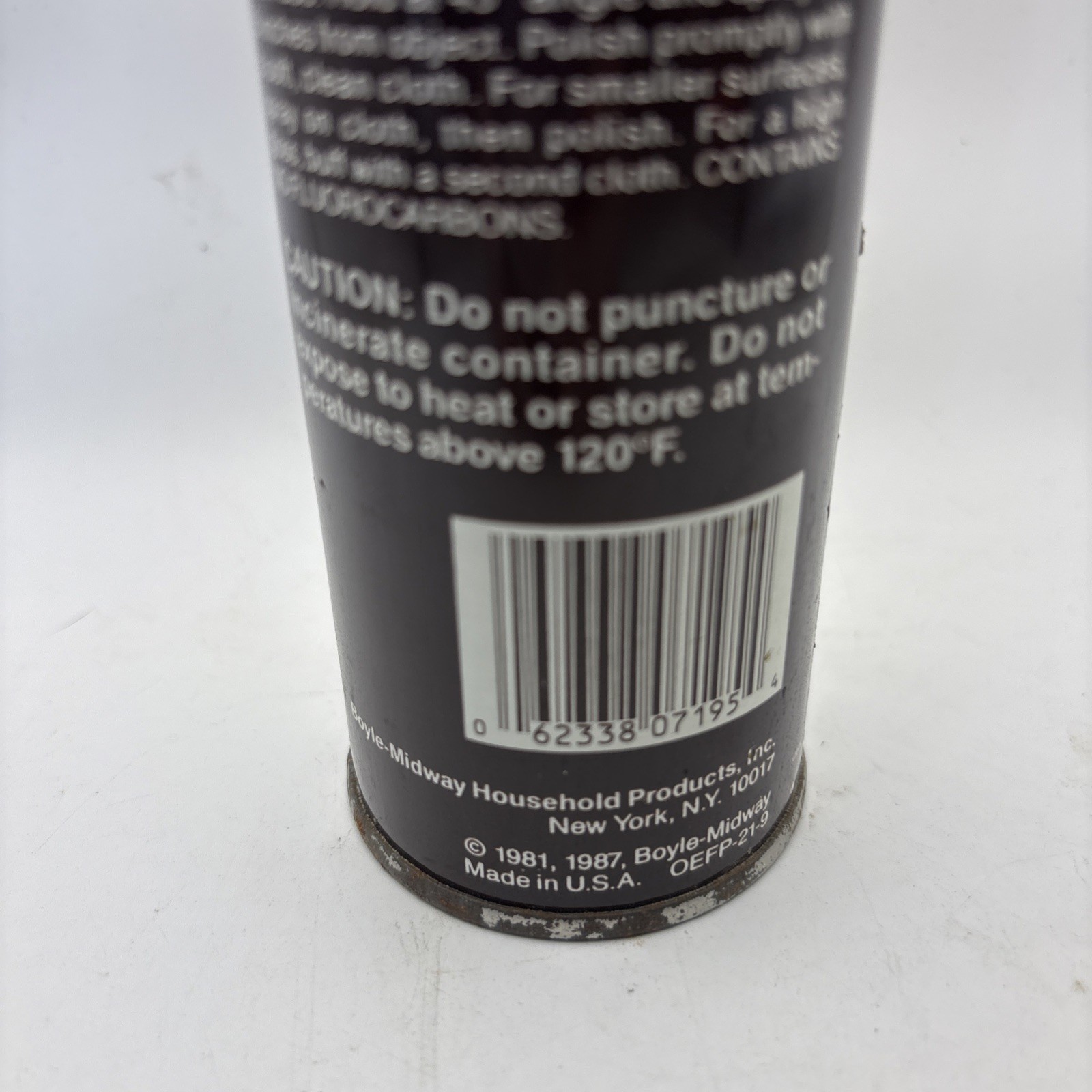 Vtg 80s Old English Lemon Creme Moisturizing Furniture Polish Used Close To Full