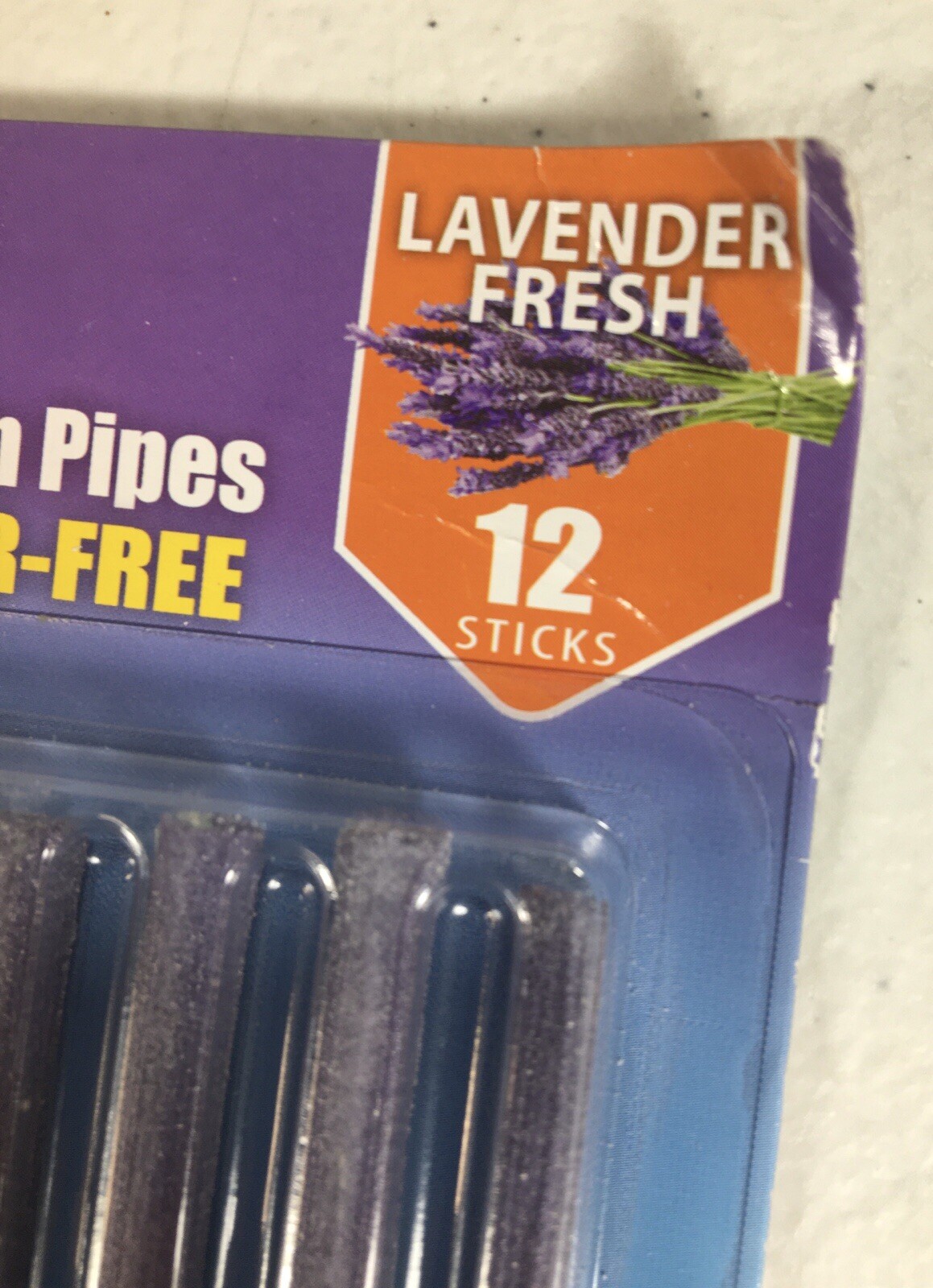 SANI STICKS Odor Eliminat Lavender SET OF 24 All Drains Pipes Sinks Bathtub NEW