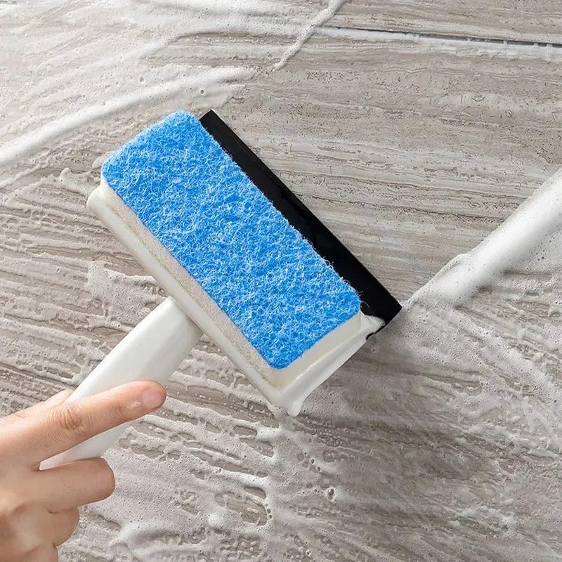 Multifunctional Double-Sided Glass Sponge Cleaning Brush Wiper Mirror Glass Tile